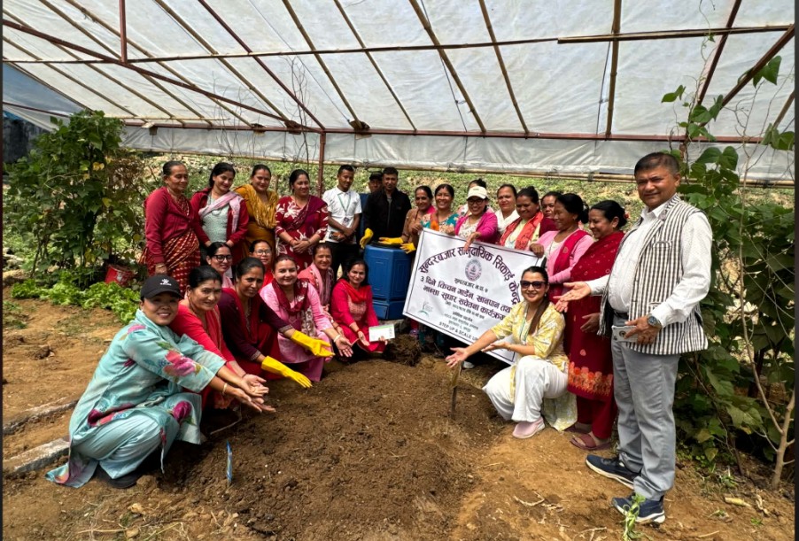 तीन दिने किचन गार्डेन, खानपान तथा भान्सा सुधार तालिमको समापन