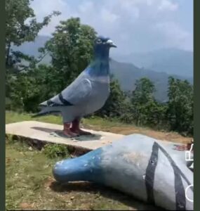 लमजुङको परेवाडाँडास्थित मणिडाँडामा निर्मित जोडी परेवा तोडफोड गर्नेलाई सख्त कारबाहीको माग