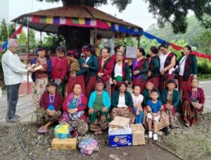 जनकल्याण आमा समूह सर्वोदय सेवाश्रमको मानवीय सेवामा