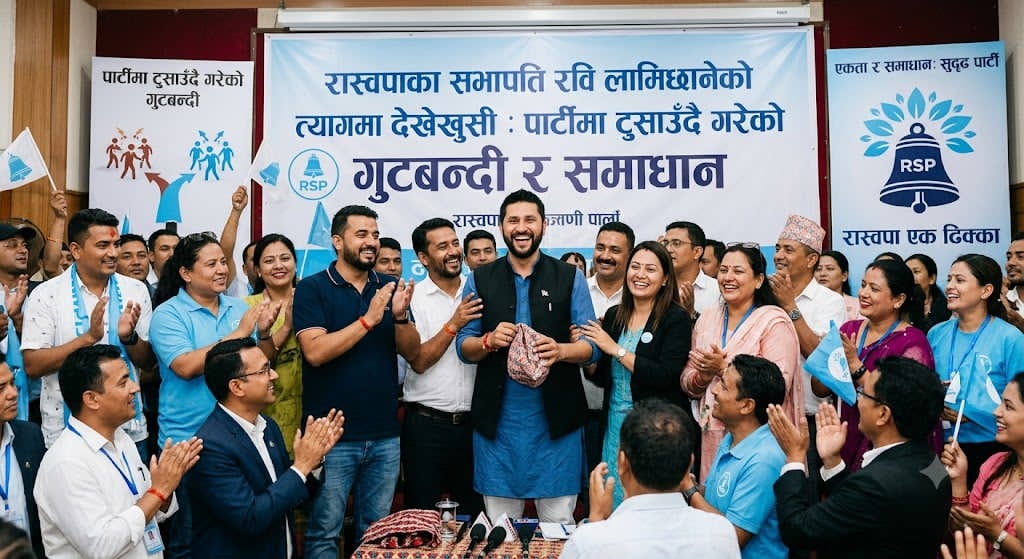 रास्वपाका सभापति रविको त्यागमा देखिएको खुसी : पार्टीमा टुसाउँदै गरेको गुटबन्दी र समाधान