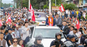 काँग्रेसमा अभिभावकत्व खडेकीको संकेत : भव्य स्वागत ‘राष्ट्रिय एकता सुदृढ गर्न फर्किएको हुँ’ : देउवा