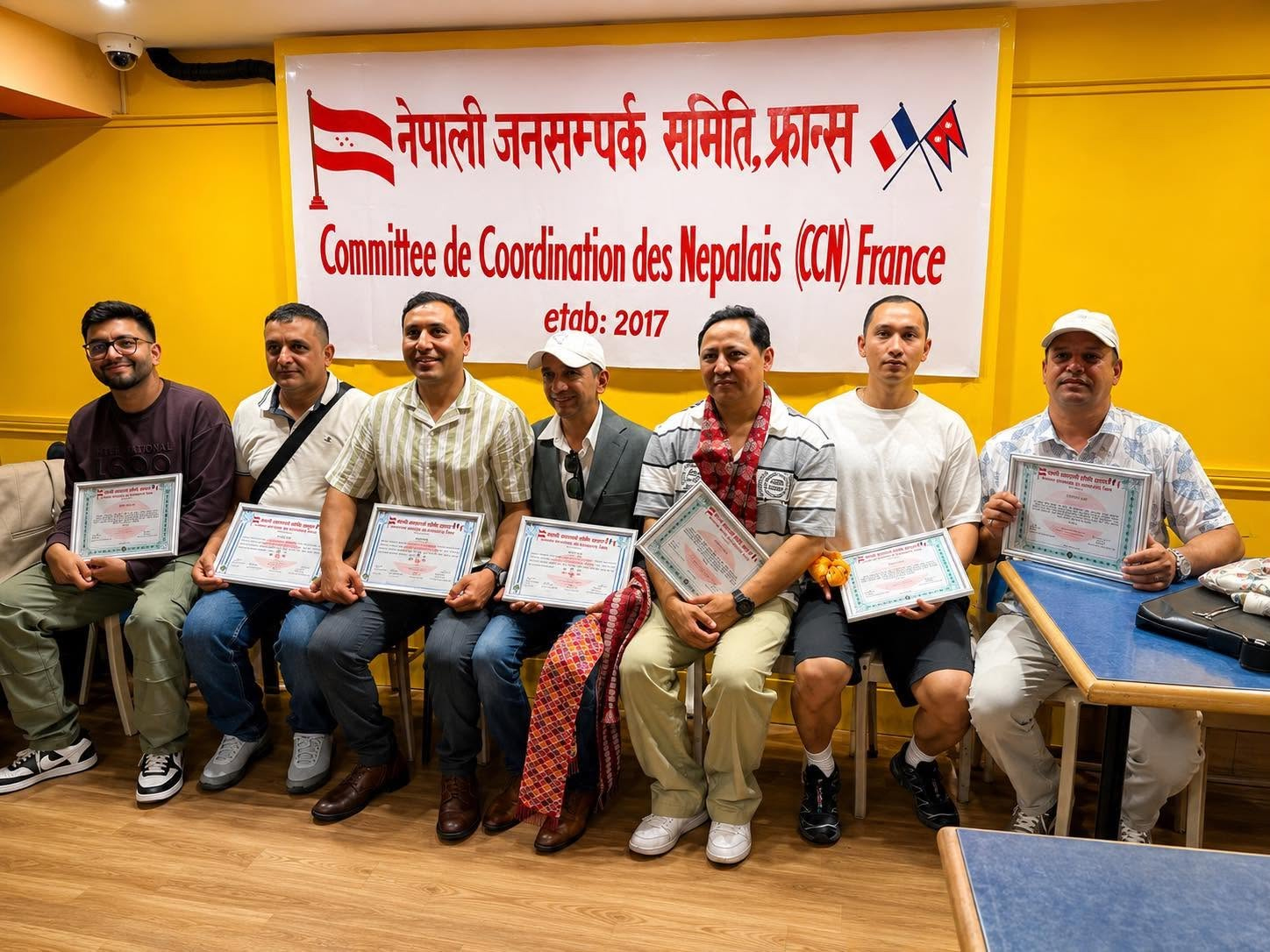 नेपाली जनसम्पर्क समिति फ्रान्सको तेस्रो अधिवेशनबाट भण्डारी अध्यक्षमा सर्वसम्मत