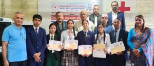 रेडक्रसको जिल्लास्तरीय वक्तृत्वकलामा अमरसिंह माविकी मानसी प्रथम