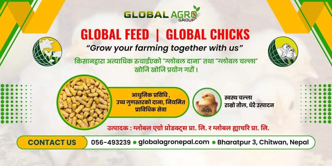 ग्लोबल एग्रो ग्रुपद्वारा प्रधानमन्त्री विपद् उद्धार कोषमा १२ लाख २२ हजार सहयोग