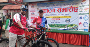 देशभरका पाँच सय बढी साइकल धावकहरू बेसीशहरमा : फोटो फिचरसमेत