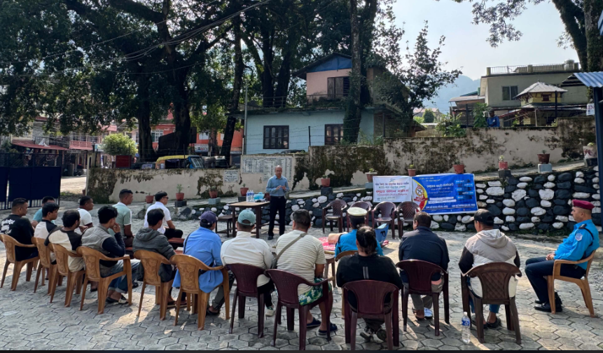 अटो चालकहरूलाई प्राथमिक उपचारसहित ‘बेसिक लाइफ सपोर्ट’को एक दिने तालिम