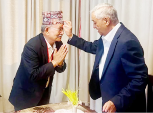 देउवाले चिरिबाबुलाई दिनुभयो, ‘बधाई !’
