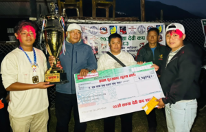 २०औँ कन्यादेवी कप–२०८३ को उपाधि : दुवैतर्फ च्याम्पियन अन्नपूर्ण युवा क्लब छापा
